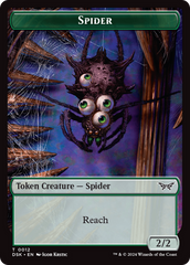 Toy // Spider Double-Sided Token [Duskmourn: House of Horror Tokens] | Galaxy Games LLC