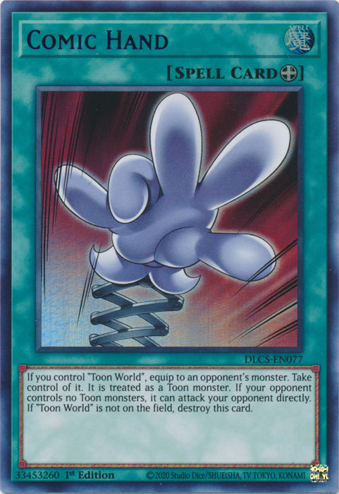Comic Hand (Blue) [DLCS-EN077] Ultra Rare | Galaxy Games LLC