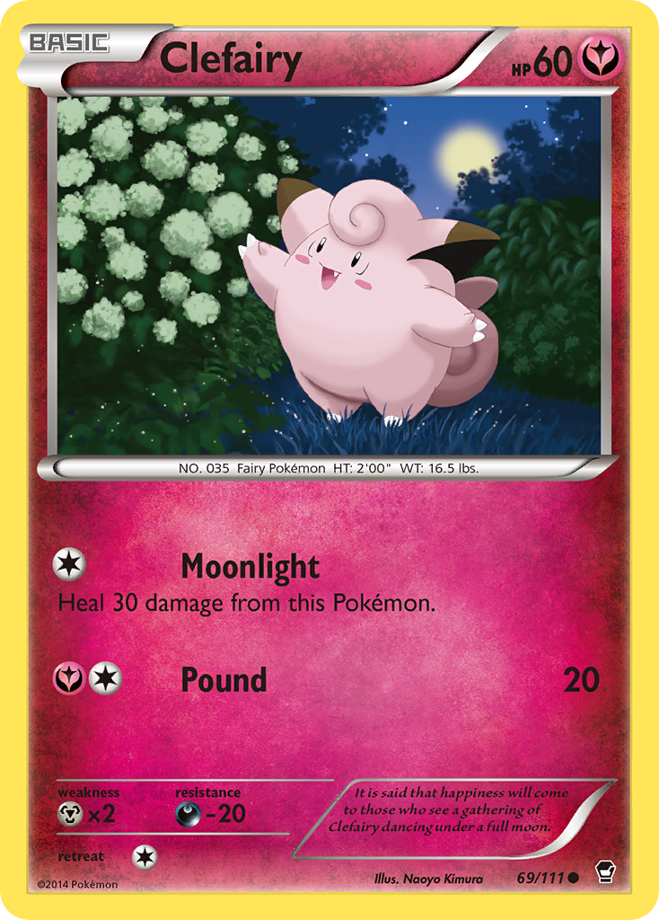 Clefairy (69/111) [XY: Furious Fists] | Galaxy Games LLC