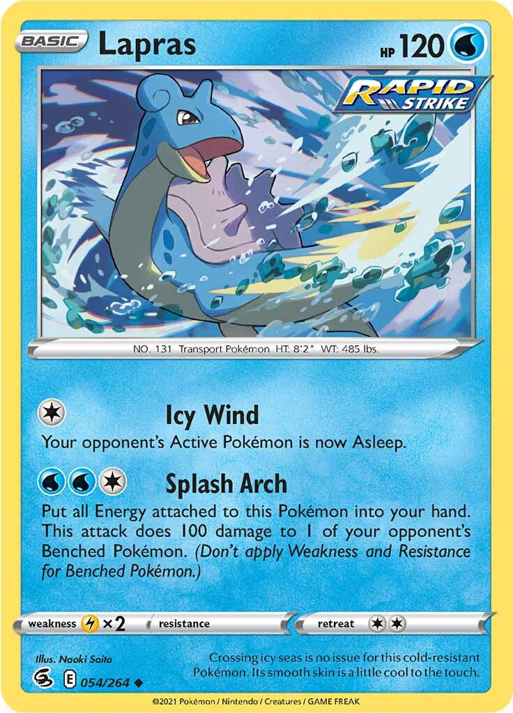 Lapras (054/264) [Sword & Shield: Fusion Strike] | Galaxy Games LLC