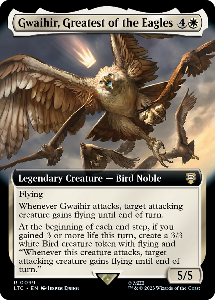 Gwaihir, Greatest of the Eagles (Extended Art) [The Lord of the Rings: Tales of Middle-Earth Commander] | Galaxy Games LLC