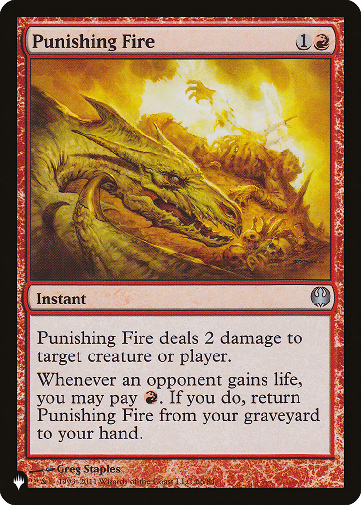 Punishing Fire [The List] | Galaxy Games LLC