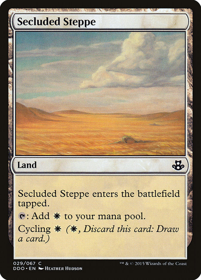 Secluded Steppe [Duel Decks: Elspeth vs. Kiora] | Galaxy Games LLC