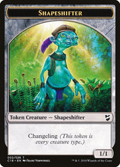 Zombie // Shapeshifter Double-Sided Token [Commander 2018 Tokens] | Galaxy Games LLC