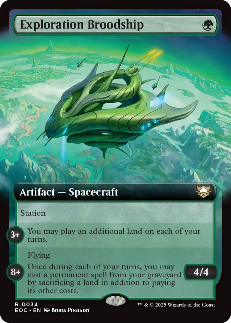Exploration Broodship (Extended Art) [Edge of Eternities Commander] | Galaxy Games LLC