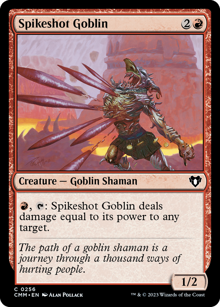 Spikeshot Goblin [Commander Masters] | Galaxy Games LLC