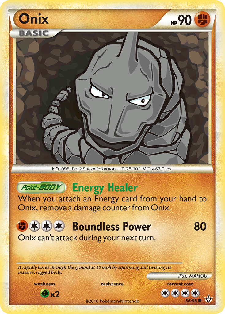 Onix (56/95) [HeartGold & SoulSilver: Unleashed] | Galaxy Games LLC