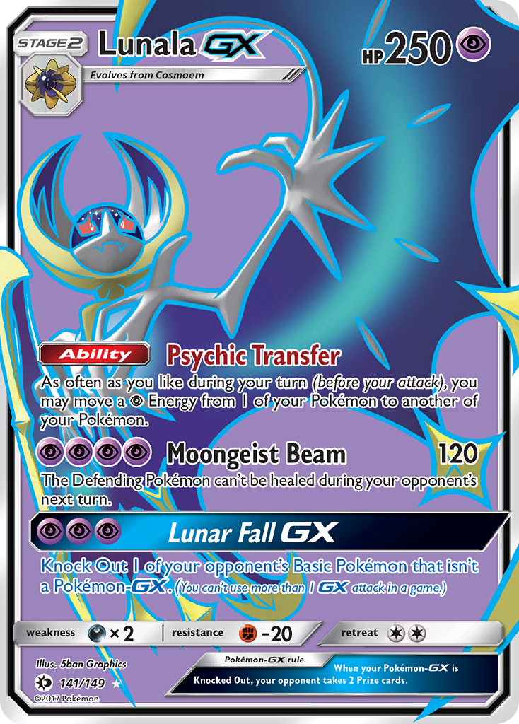 Lunala GX (141/149) [Sun & Moon: Base Set] | Galaxy Games LLC