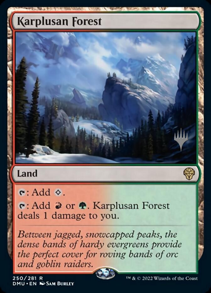 Karplusan Forest (Promo Pack) [Dominaria United Promos] | Galaxy Games LLC