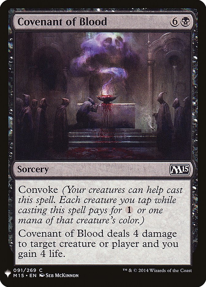 Covenant of Blood [Mystery Booster] | Galaxy Games LLC