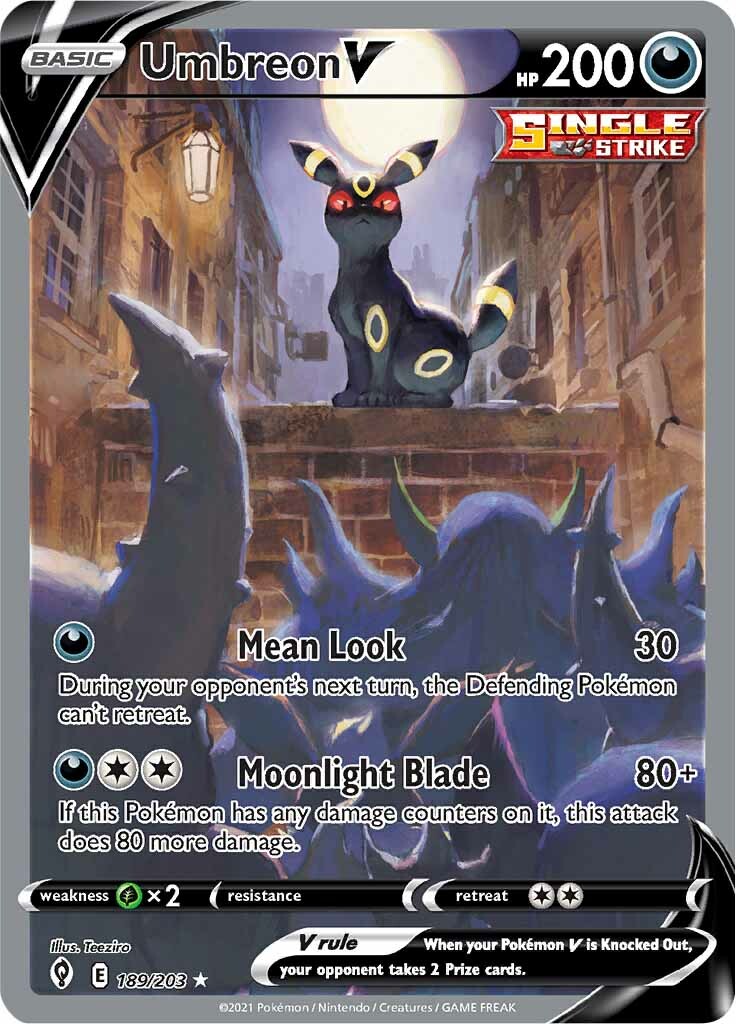 Umbreon V (189/203) [Sword & Shield: Evolving Skies] | Galaxy Games LLC