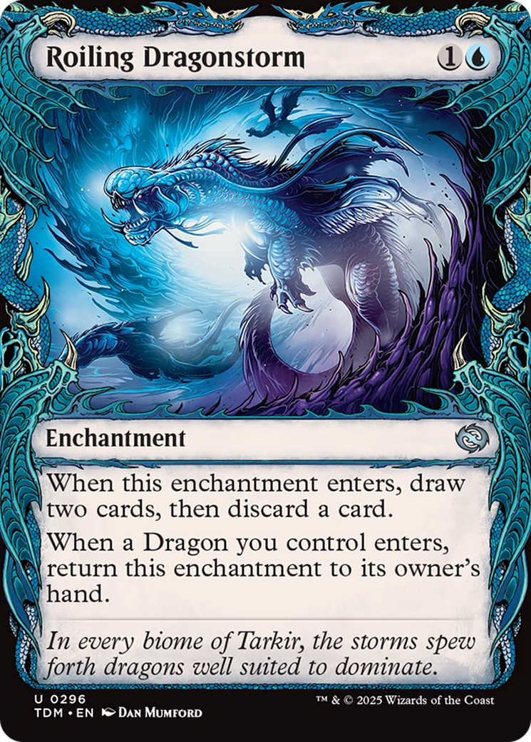 Roiling Dragonstorm (Showcase) [Tarkir: Dragonstorm] | Galaxy Games LLC