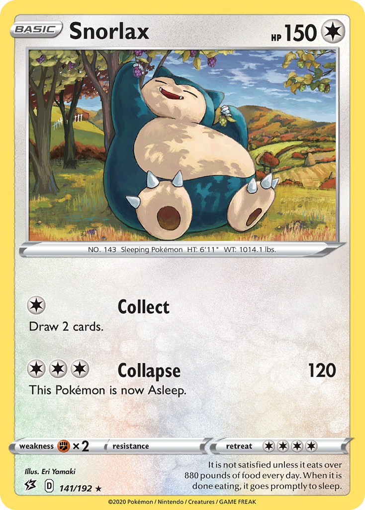 Snorlax (141/192) (Cosmos Holo) [Sword & Shield: Rebel Clash] | Galaxy Games LLC