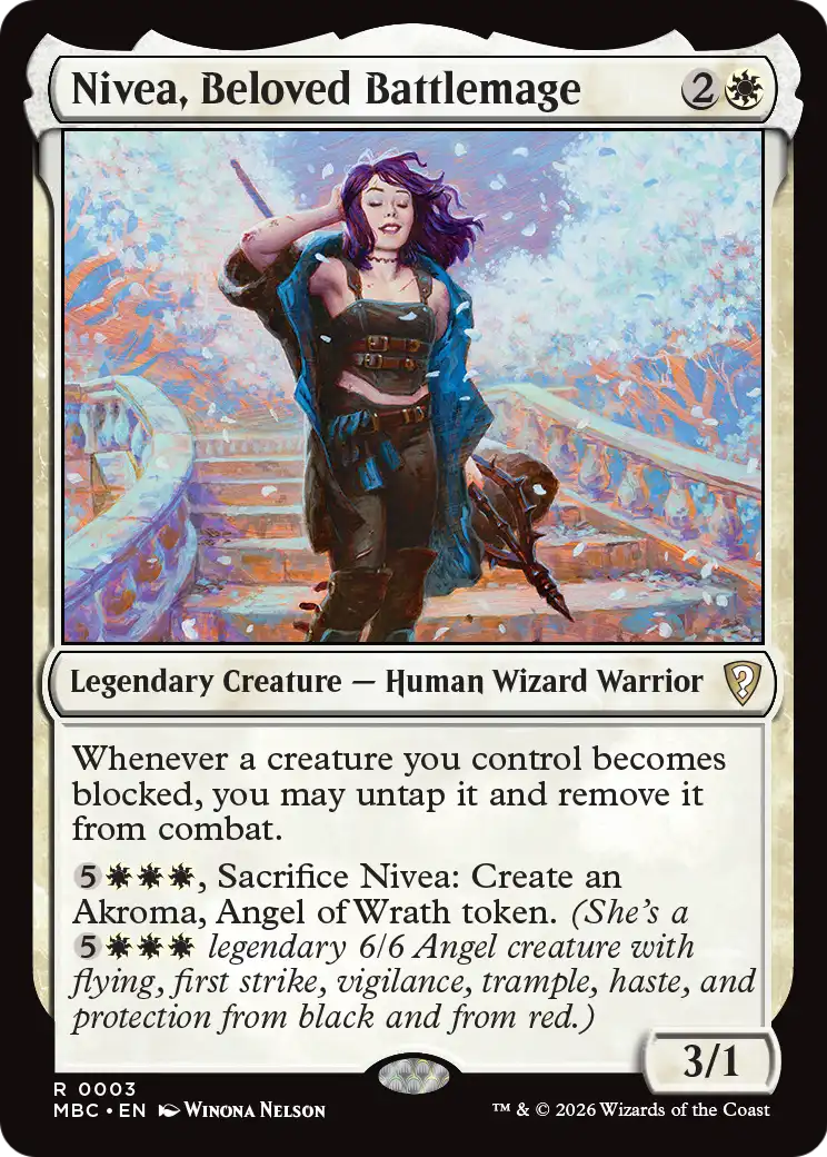 Nivea, Beloved Battlemage [Mystery Booster: Commander Edition] | Galaxy Games LLC
