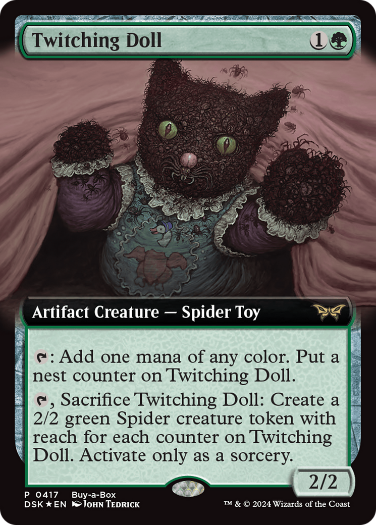 Twitching Doll (Extended Art) [Duskmourn: House of Horror Promos] | Galaxy Games LLC