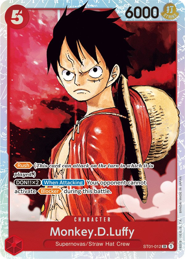 Monkey.D.Luffy (012) [Starter Deck: Straw Hat Crew] | Galaxy Games LLC