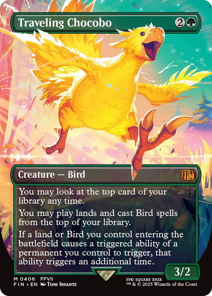Traveling Chocobo (Borderless) [FINAL FANTASY] | Galaxy Games LLC