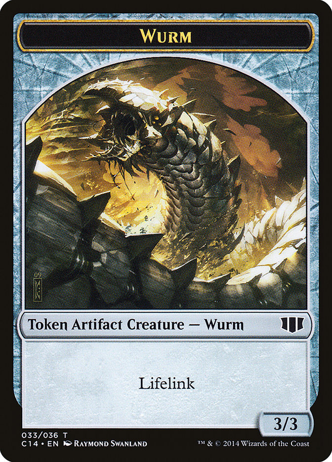 Wurm (033/036) // Goat Double-Sided Token [Commander 2014 Tokens] | Galaxy Games LLC