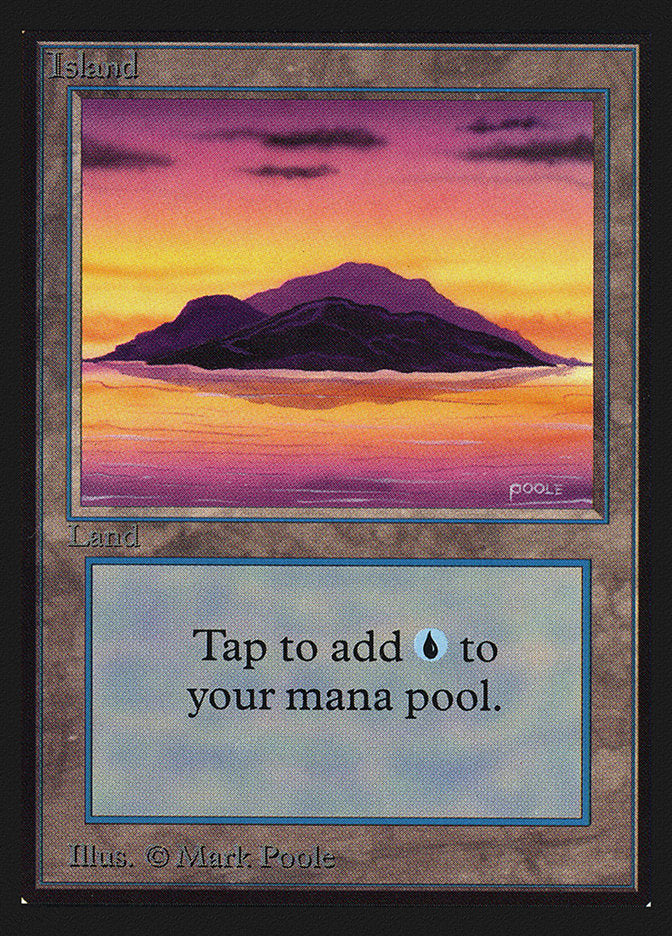 Island (Sunset / Signature on Right) [International Collectors' Edition] | Galaxy Games LLC