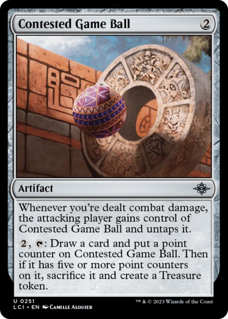 Contested Game Ball [The Lost Caverns of Ixalan] | Galaxy Games LLC