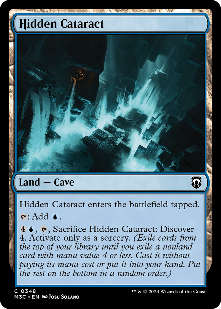 Hidden Cataract (Ripple Foil) [Modern Horizons 3 Commander] | Galaxy Games LLC