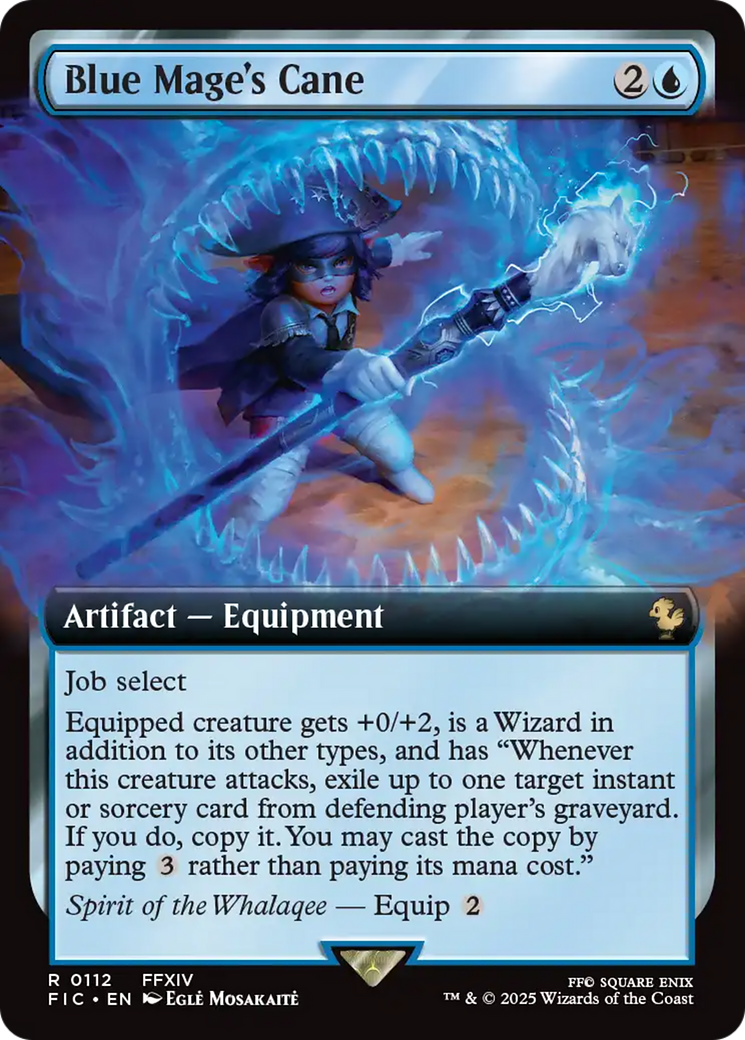 Blue Mage's Cane (Extended Art) [FINAL FANTASY Commander] | Galaxy Games LLC