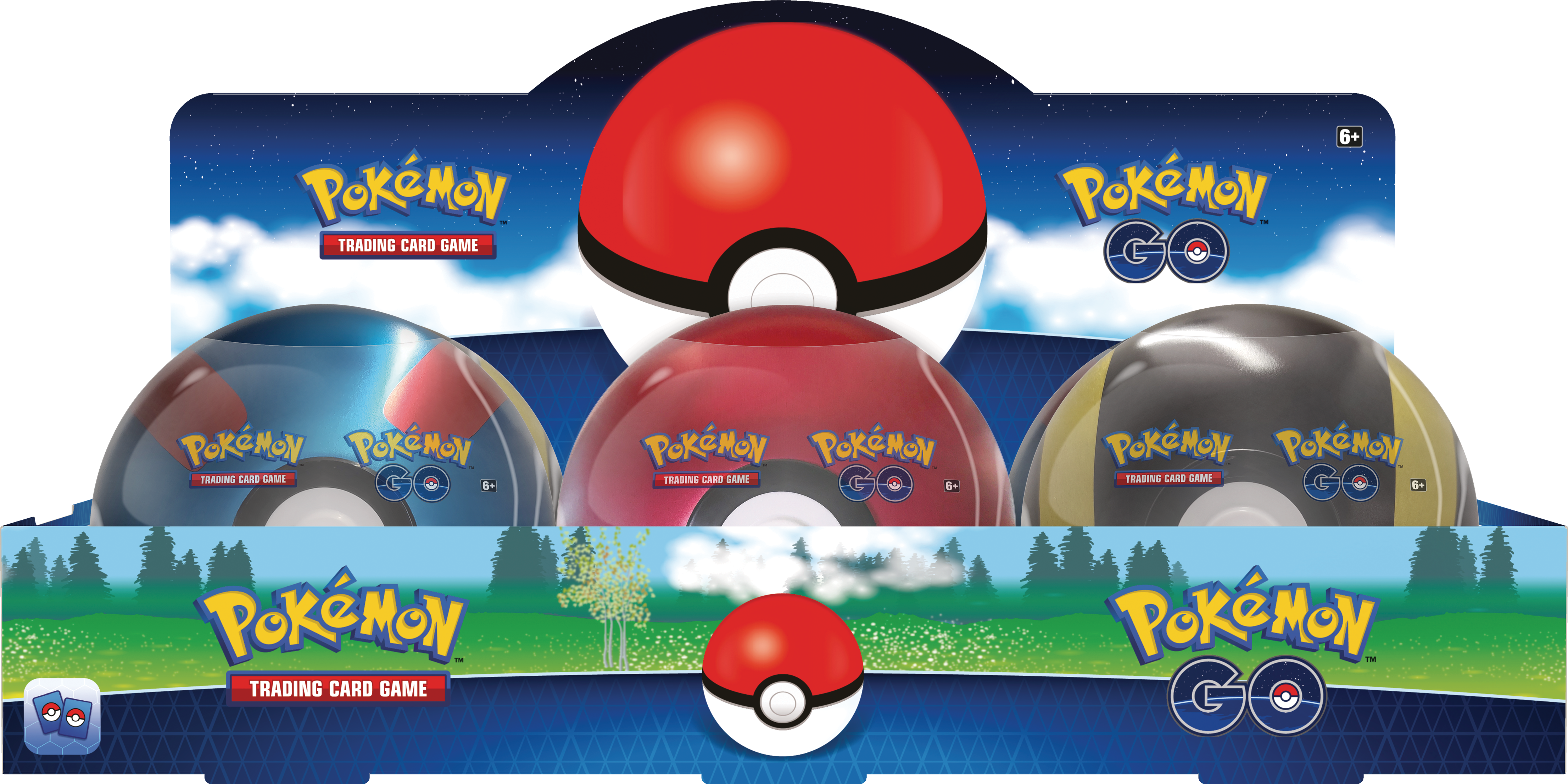 Pokemon GO - Poke Ball Tin Display | Galaxy Games LLC