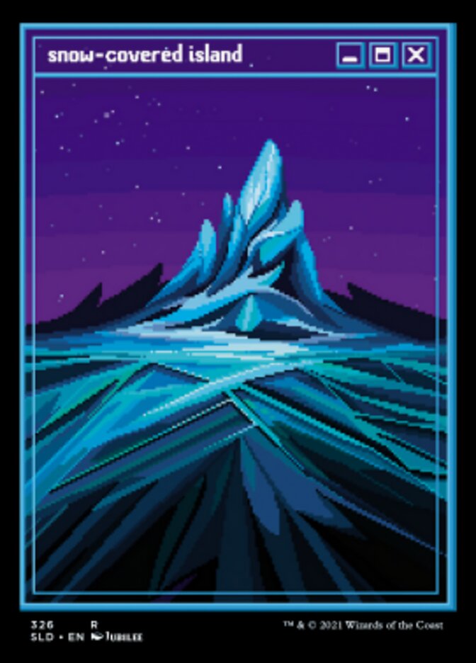 Snow-Covered Island (Foil Etched) [Secret Lair Drop Series] | Galaxy Games LLC