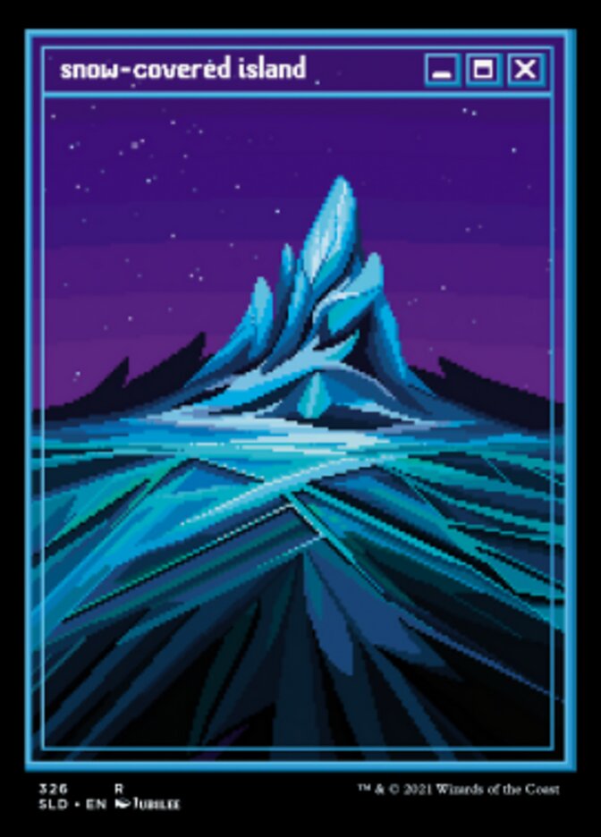 Snow-Covered Island (326) [Secret Lair Drop Series] | Galaxy Games LLC