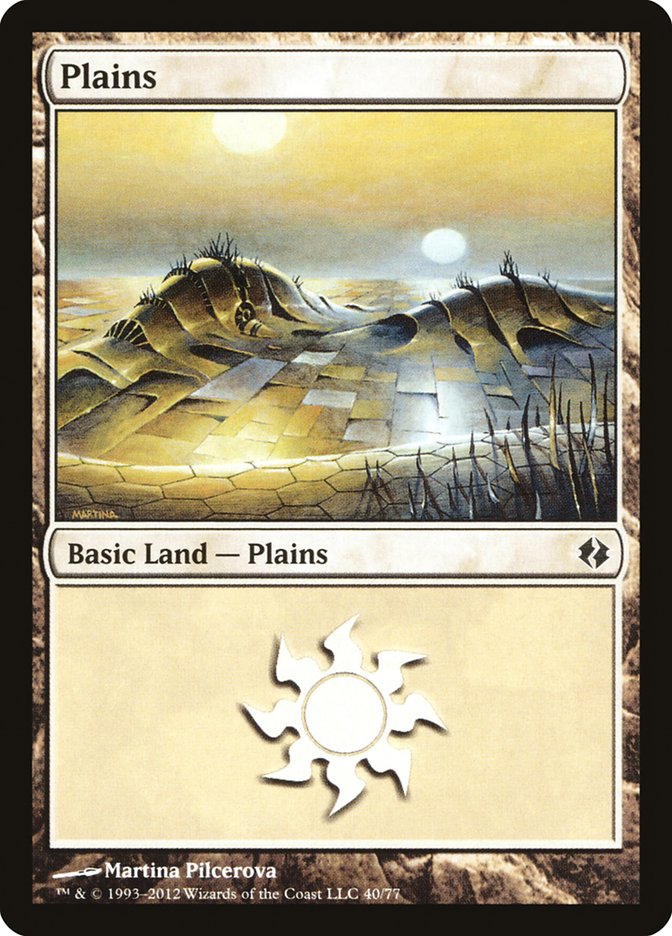 Plains (40) [Duel Decks: Venser vs. Koth] | Galaxy Games LLC