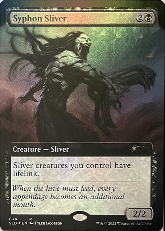 Syphon Sliver (Extended Art) [Secret Lair Drop Promos] | Galaxy Games LLC