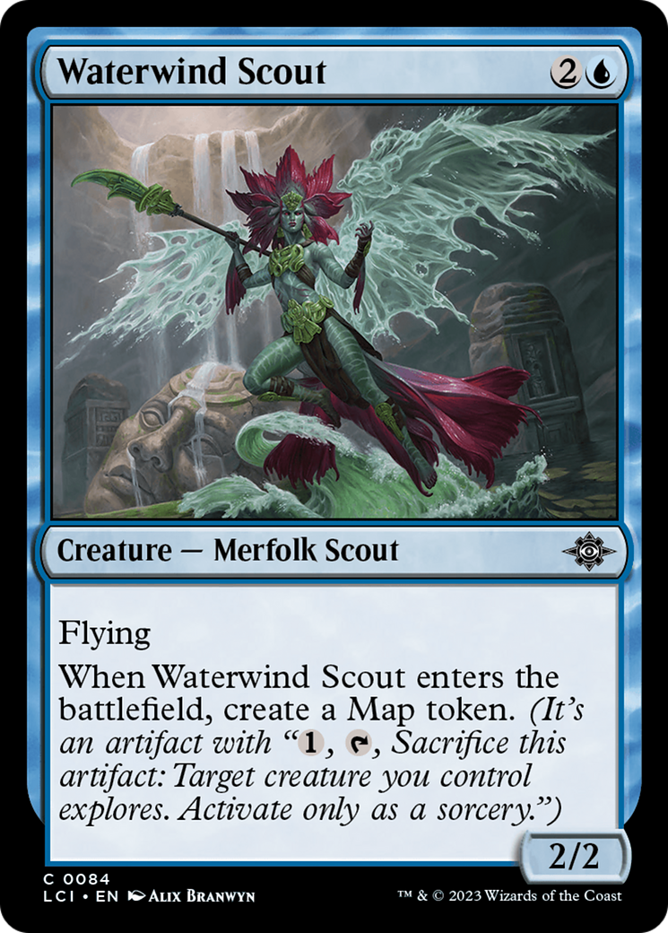 Waterwind Scout [The Lost Caverns of Ixalan] | Galaxy Games LLC