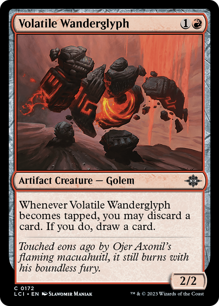 Volatile Wanderglyph [The Lost Caverns of Ixalan] | Galaxy Games LLC