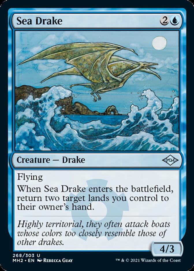 Sea Drake (Foil Etched) [Modern Horizons 2] | Galaxy Games LLC