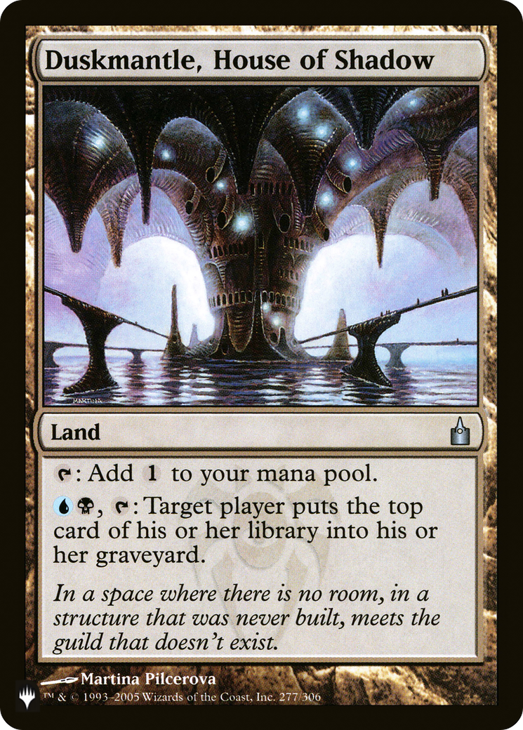 Duskmantle, House of Shadow [The List] | Galaxy Games LLC