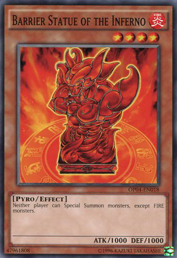 Barrier Statue of the Inferno [OP04-EN018] Common | Galaxy Games LLC