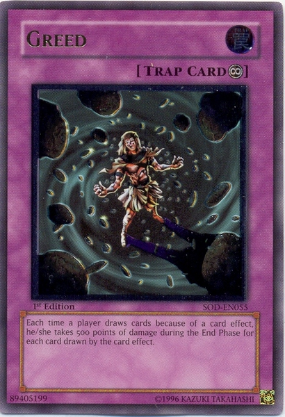 ♡GREED♡ Greed [SOD-EN055] Ultimate Rare – Galaxy Games LLC