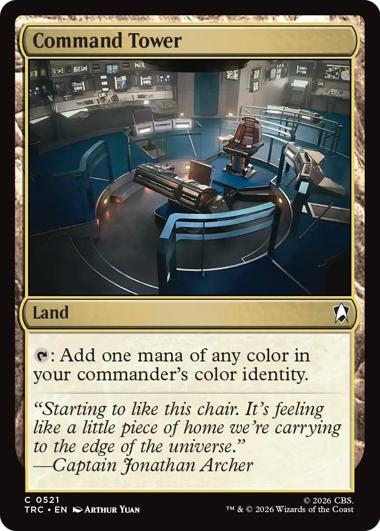 Command Tower (Surge Foil) [Star Trek Commander] | Galaxy Games LLC