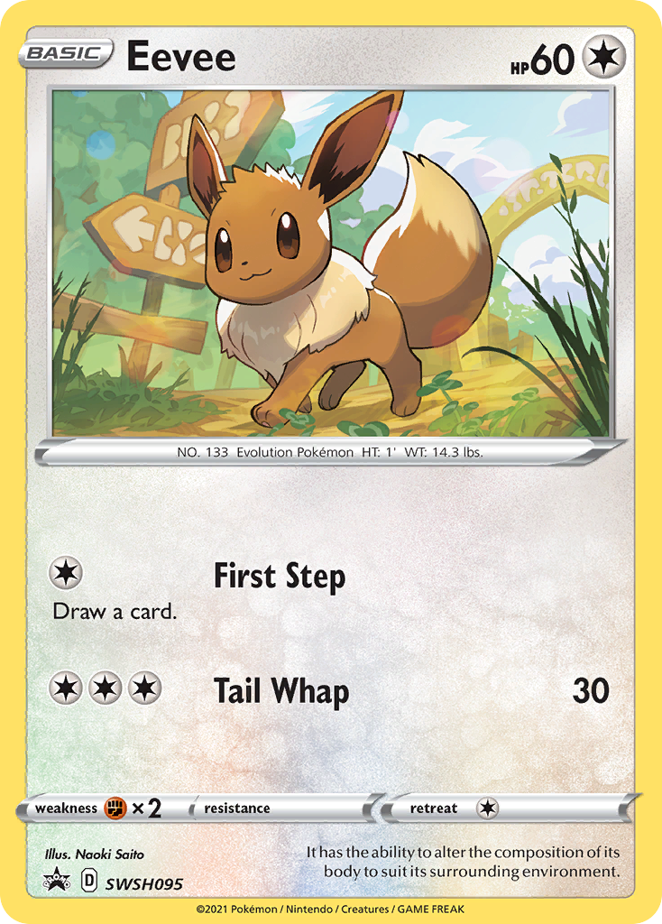 Eevee (SWSH095) [Sword & Shield: Black Star Promos] | Galaxy Games LLC