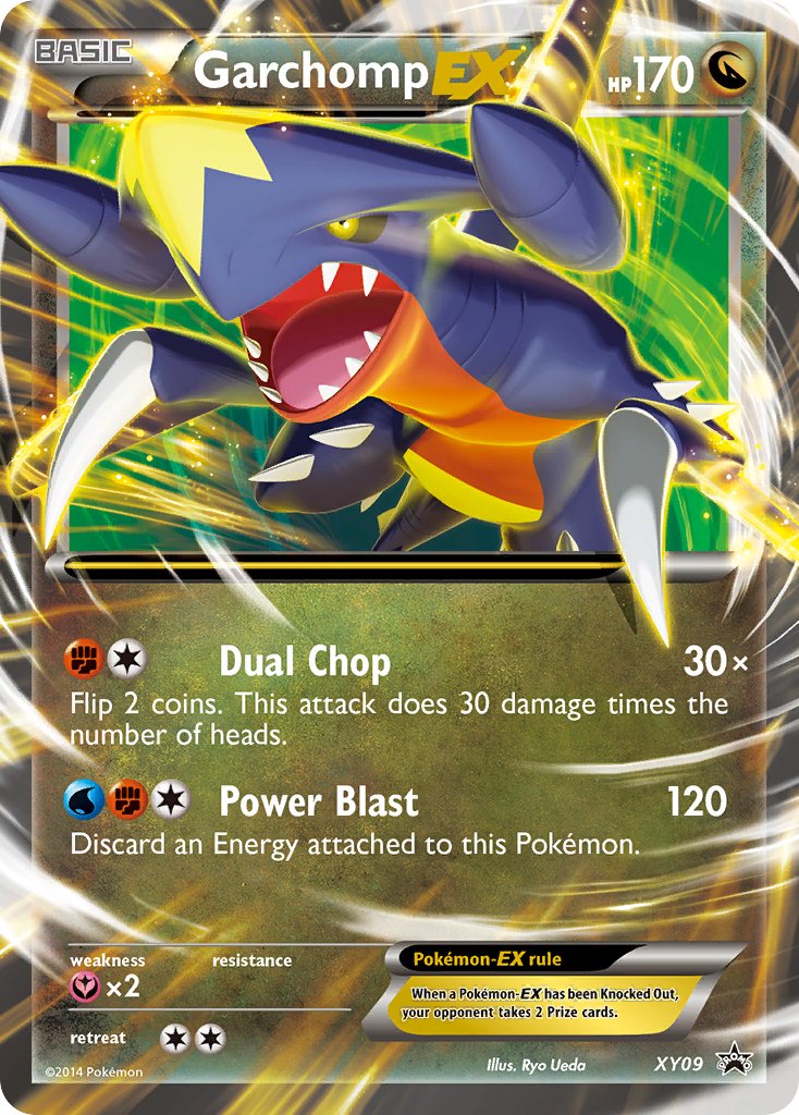 Garchomp EX - XY09 (XY Black Star Promo) XY09 - Jumbo Cards Holofoil Near Mint Garchomp EX - XY09 (XY Black Star Promo) XY09 - Jumbo Cards Holofoil Near Mint