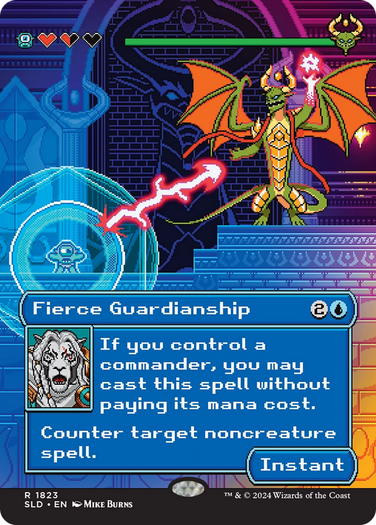 Fierce Guardianship (Rainbow Foil) [Secret Lair Drop Series] | Galaxy Games LLC