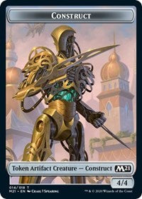 Construct // Soldier Double-Sided Token [Core Set 2021 Tokens] | Galaxy Games LLC