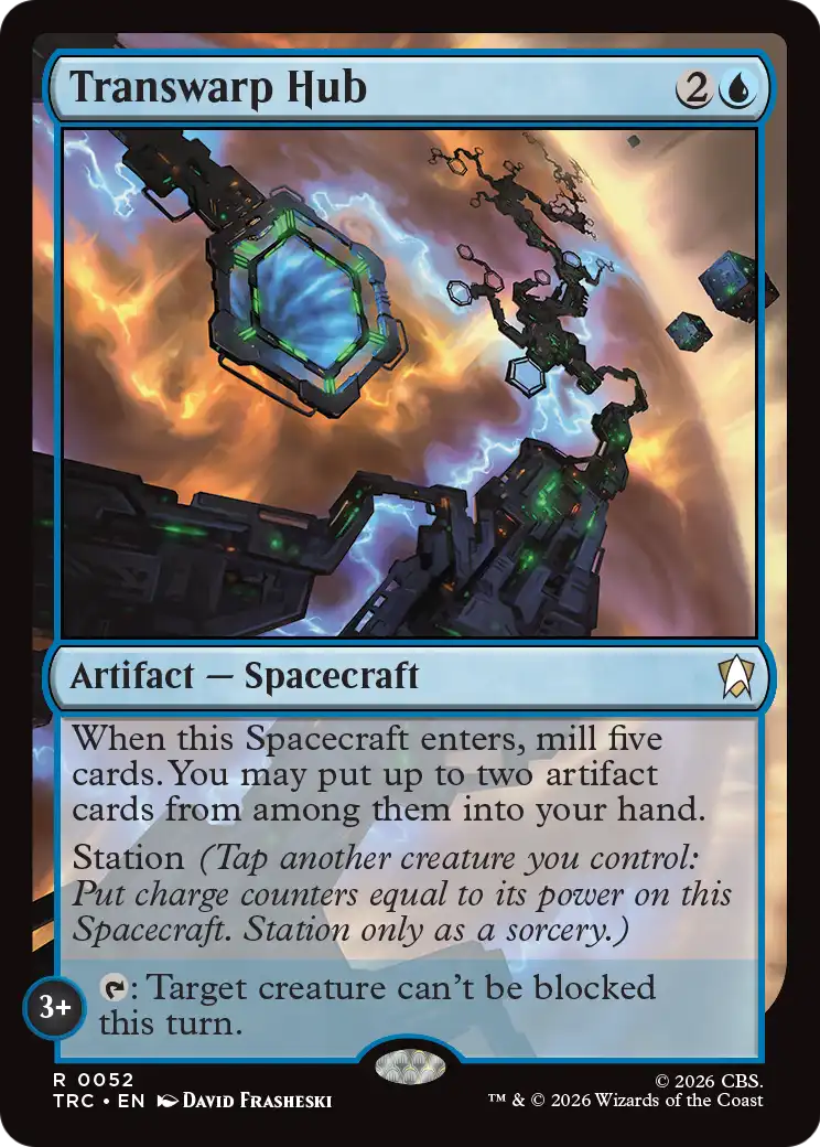 Transwarp Hub (Surge Foil) [Star Trek Commander] | Galaxy Games LLC