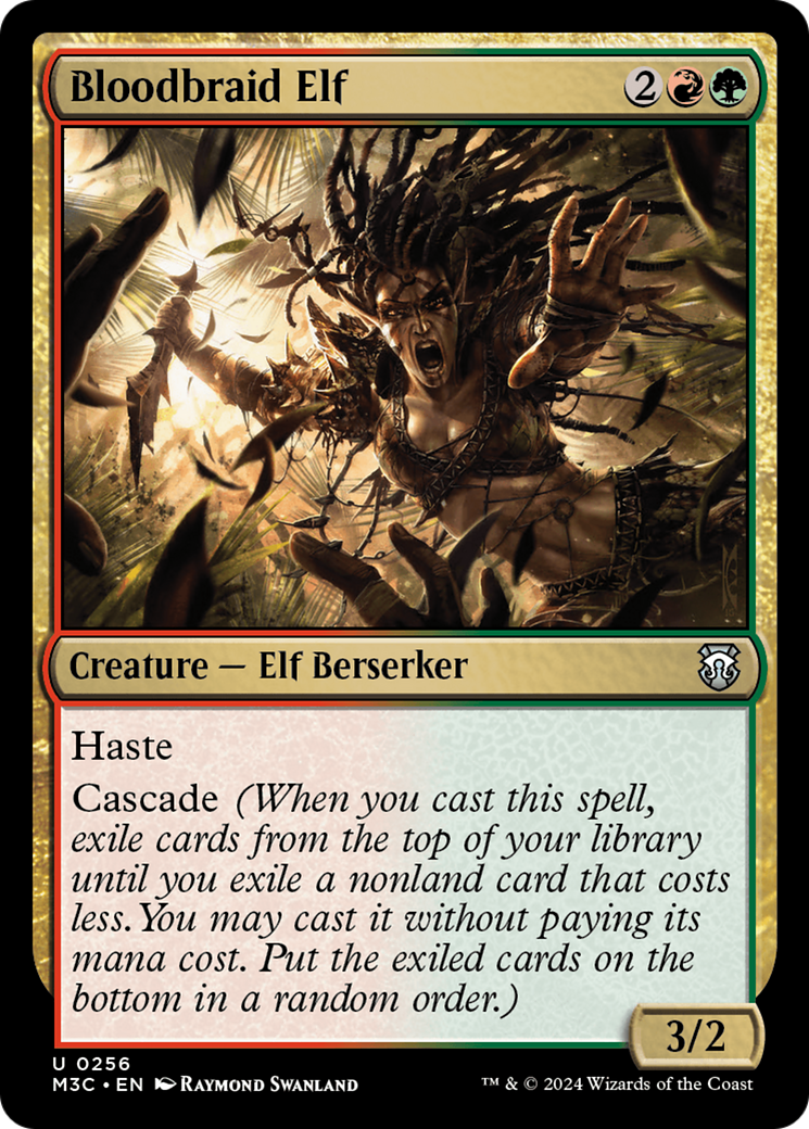 Bloodbraid Elf [Modern Horizons 3 Commander] | Galaxy Games LLC