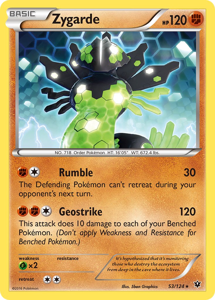 Zygarde (53/124) (Theme Deck Exclusive) [XY: Fates Collide] | Galaxy Games LLC