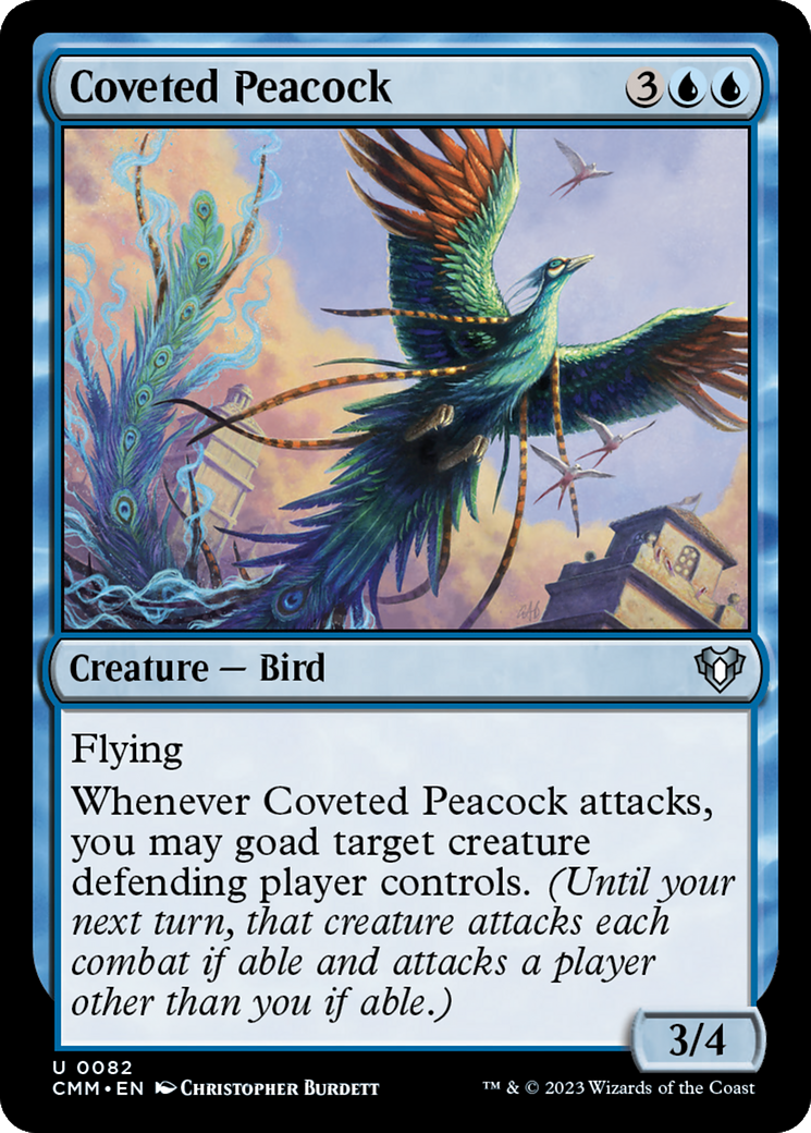 Coveted Peacock [Commander Masters] | Galaxy Games LLC