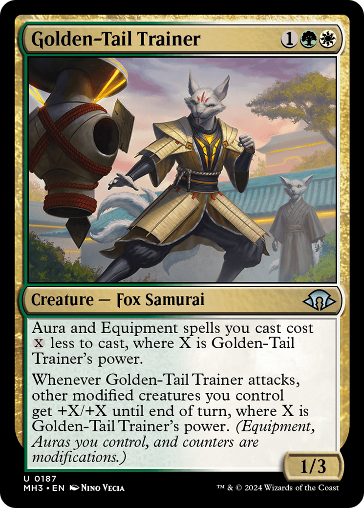 Golden-Tail Trainer [Modern Horizons 3] | Galaxy Games LLC