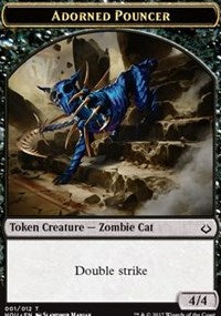 Adorned Pouncer // Horse Double-Sided Token [Hour of Devastation Tokens] | Galaxy Games LLC