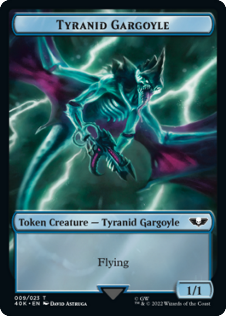 Tyranid (17) // Tyranid Gargoyle Double-Sided Token [Warhammer 40,000 Tokens] | Galaxy Games LLC