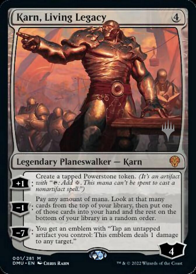 Karn, Living Legacy (Promo Pack) [Dominaria United Promos] | Galaxy Games LLC